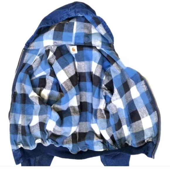 Mens Carhartt Denim Work Jacket - Picture 6 of 8